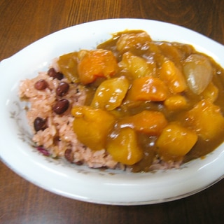 赤飯カレー